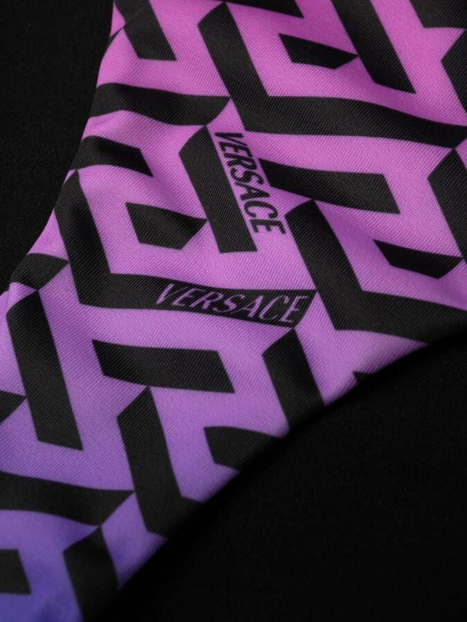 Versace Bikini met monogram Blauw
