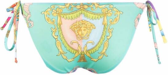 Versace Bikinislip met barokprint Geel