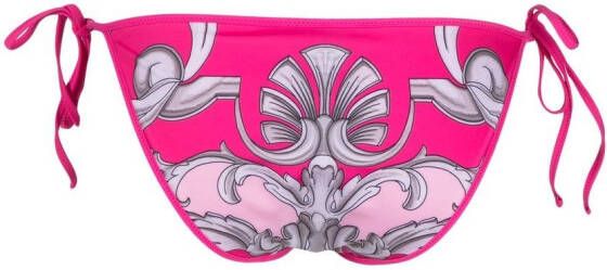 Versace Bikinislip met barokprint Roze