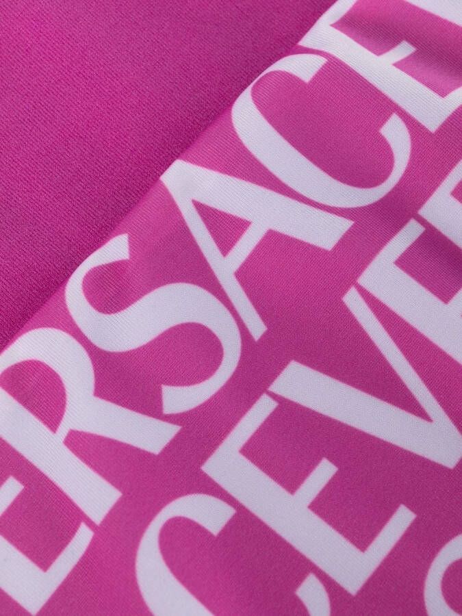 Versace Bikinislip met gestrikte zijkanten Roze