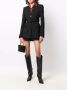 Versace Blazer met ceintuur Zwart - Thumbnail 2