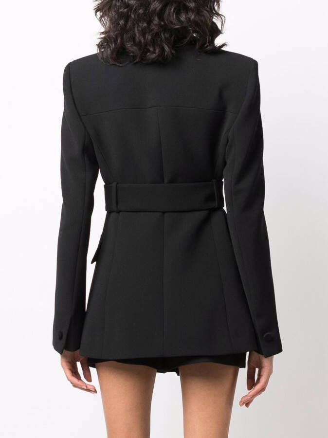 Versace Blazer met ceintuur Zwart