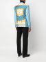 Versace Seashell Baroque blazer met enkele rij knopen Blauw - Thumbnail 2
