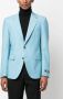 Versace Seashell Baroque blazer met enkele rij knopen Blauw - Thumbnail 3