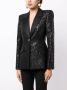 Versace Blazer met enkele rij knopen Zwart - Thumbnail 3