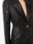 Versace Blazer met enkele rij knopen Zwart - Thumbnail 5