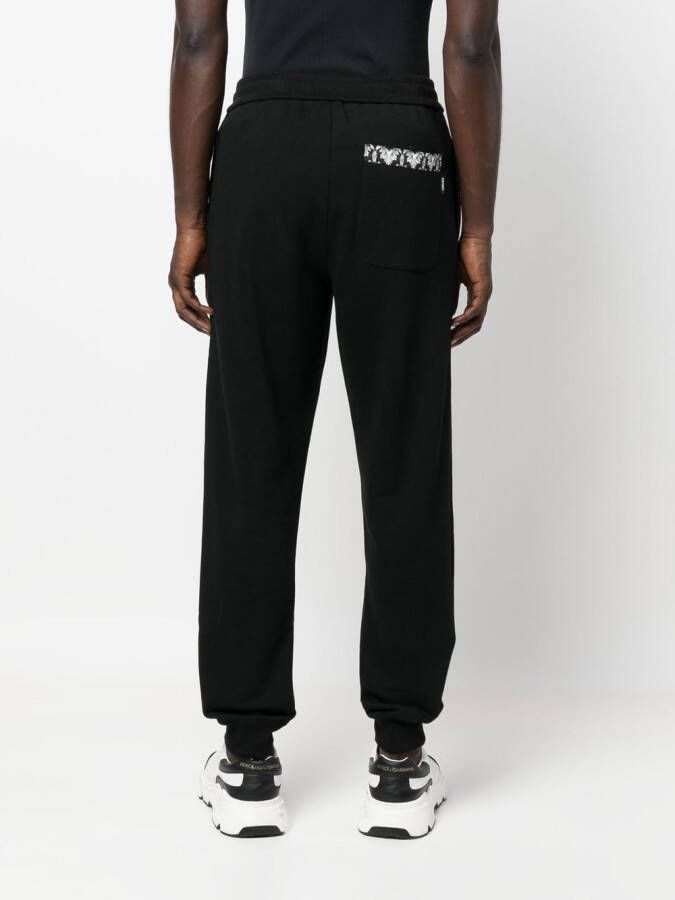 Versace Broek met barokprint Zwart