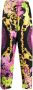 Versace Broek met bloemenprint Zwart - Thumbnail 2