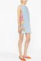 Versace x Dua Lipa denim mini-jurk met vlinders Blauw - Thumbnail 2