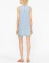 Versace x Dua Lipa denim mini-jurk met vlinders Blauw - Thumbnail 3