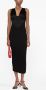 Versace Midi-jurk met korset Zwart - Thumbnail 2