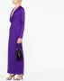 Versace Maxi-jurk met hoge hals Paars - Thumbnail 3