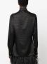 Versace Button-down overhemd Zwart - Thumbnail 4