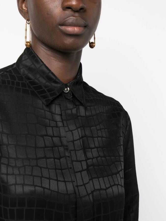 Versace Button-down overhemd Zwart