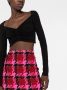 Versace Cropped blouse Zwart - Thumbnail 3