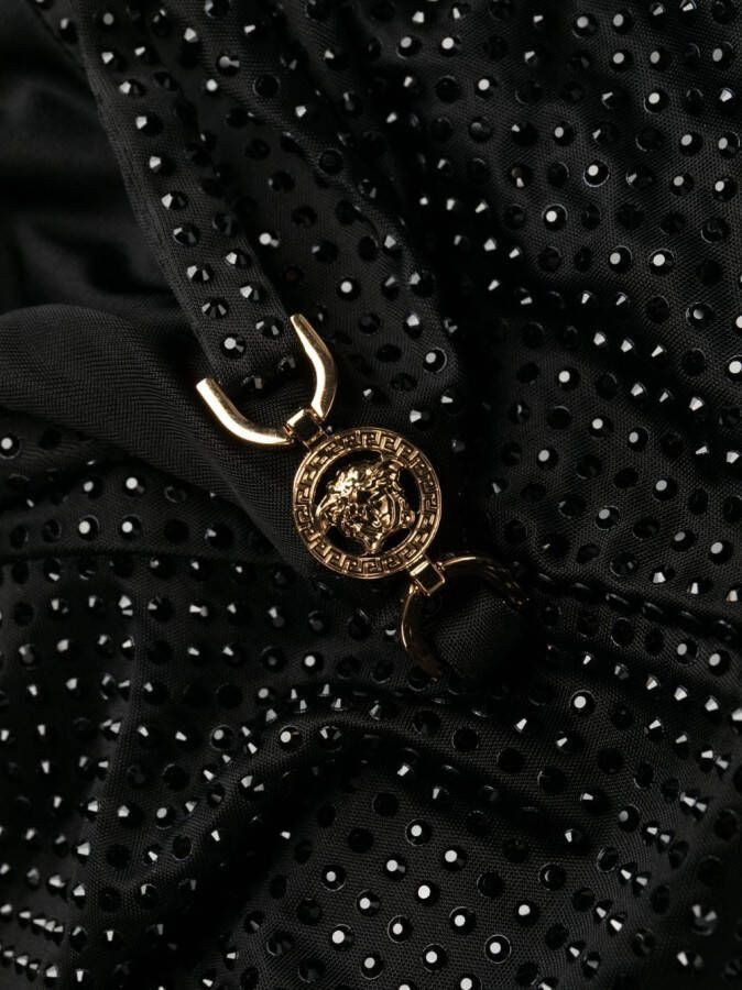 Versace Medusa '95 mini-jurk verfraaid met kristallen Zwart