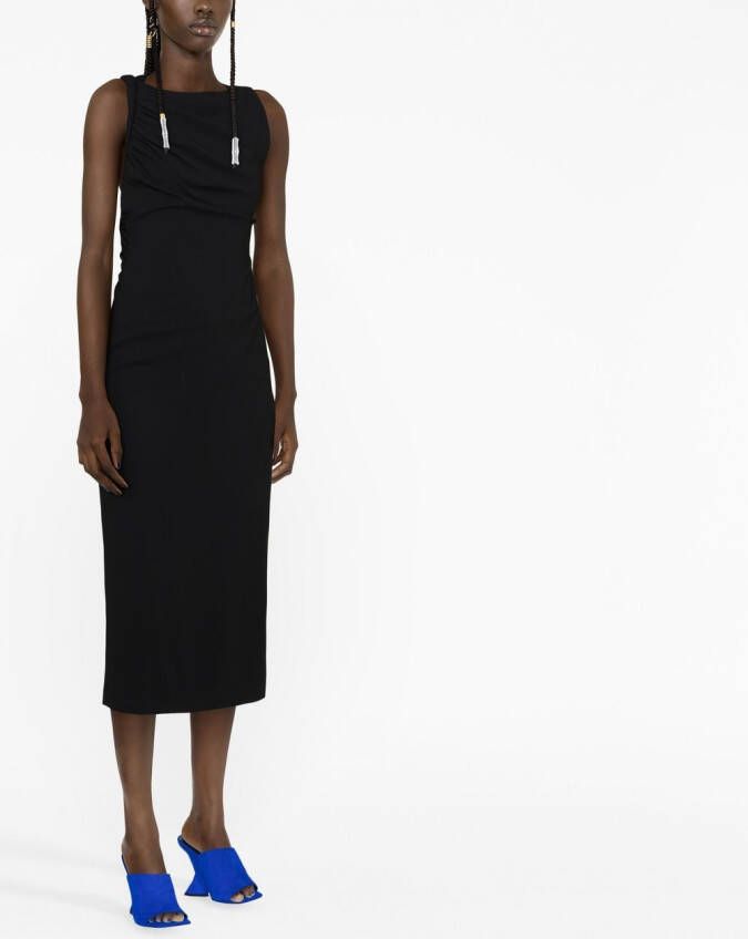 Versace Jurk met uitgesneden detail Zwart