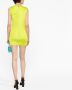 Versace Mini-jurk met gedrapeerd-effect Groen - Thumbnail 4
