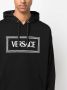 Versace 90s Vintage hoodie met geborduurd logo Zwart - Thumbnail 5