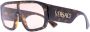 Versace Eyewear 90s Mask zonnebril Bruin - Thumbnail 2