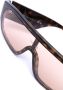 Versace Eyewear 90s Mask zonnebril Bruin - Thumbnail 3
