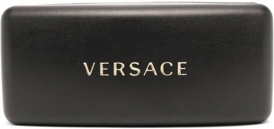 Versace Eyewear 90s Mask zonnebril Bruin