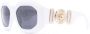 Versace Eyewear Biggie zonnebril met Medusa logo Wit - Thumbnail 2
