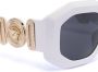 Versace Eyewear Biggie zonnebril met Medusa logo Wit - Thumbnail 3