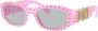 Versace Eyewear Zonnebril verfraaid met studs Roze - Thumbnail 2