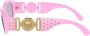 Versace Eyewear Zonnebril verfraaid met studs Roze - Thumbnail 3