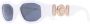 Versace Eyewear Biggie zonnebril met geometrisch montuur Wit - Thumbnail 2