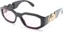Versace Eyewear Biggie zonnebril met geometrisch montuur Zwart - Thumbnail 2