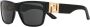 Versace Eyewear gold detail sunglasses Zwart - Thumbnail 2