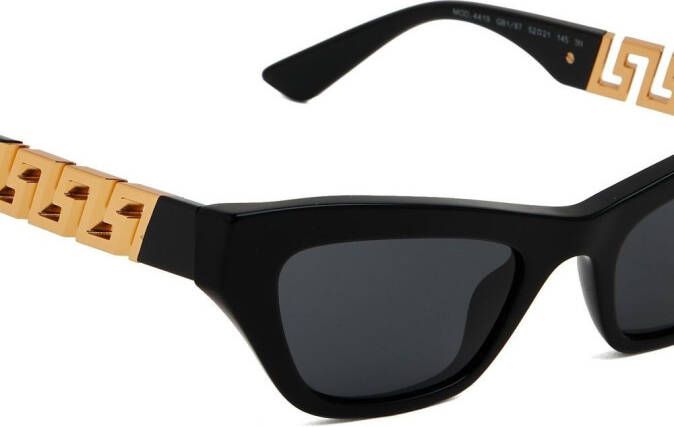 Versace Eyewear Greca zonnebril met cat-eye montuur Zwart