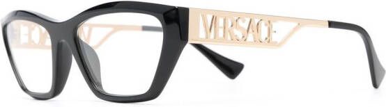 Versace Eyewear Zonnebril met cat-eye montuur Zwart