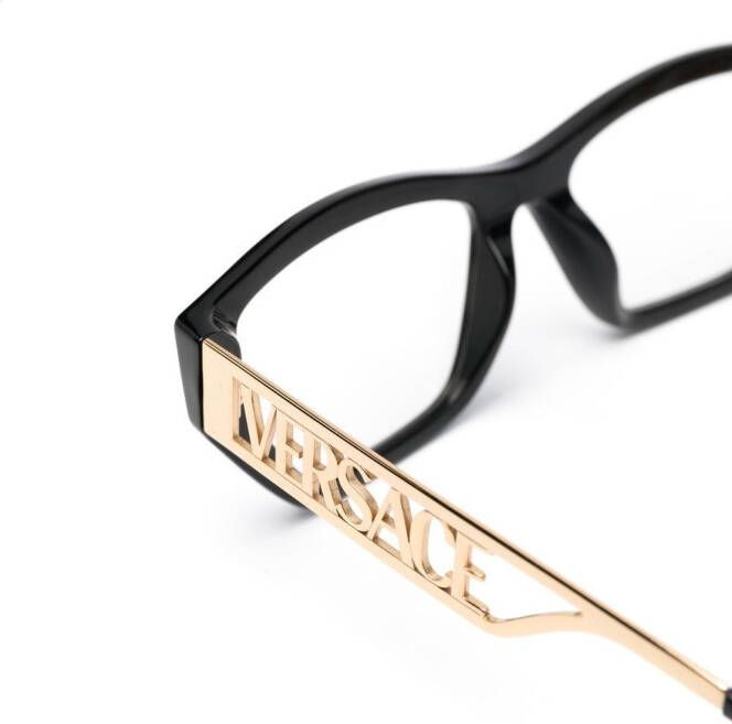 Versace Eyewear Zonnebril met cat-eye montuur Zwart