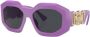 Versace Eyewear Zonnebril met geometrisch montuur Paars - Thumbnail 2