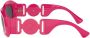 Versace Eyewear Zonnebril met geometrisch montuur Roze - Thumbnail 3