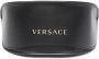 Versace Eyewear logo-plaque oversized-frame sunglasses Zwart - Thumbnail 4