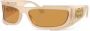 Versace Eyewear Zonnebril met rechthoekig montuur Bruin - Thumbnail 2