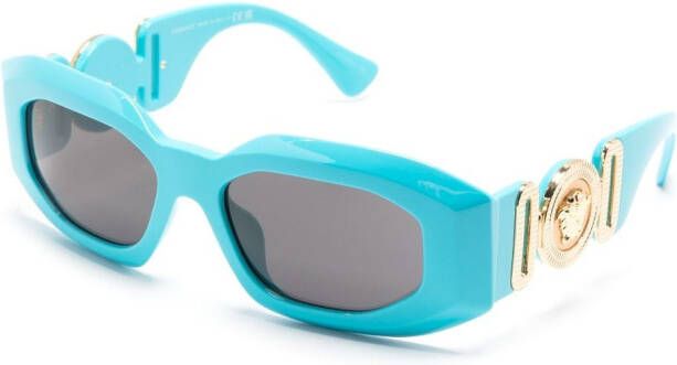 Versace Eyewear Maxi Medusa Biggie zonnebril met getinte glazen Blauw