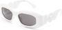 Versace Eyewear Maxi Medusa Biggie zonnebril met getinte glazen Wit - Thumbnail 2