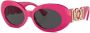Versace Eyewear Zonnebril met ovaal montuur Paars - Thumbnail 2