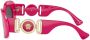 Versace Eyewear Zonnebril met ovaal montuur Paars - Thumbnail 3