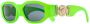 Versace Eyewear Medusa Biggie zonnebril met rechthoekig montuur Groen - Thumbnail 2