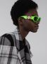 Versace Eyewear Medusa Biggie zonnebril met rechthoekig montuur Groen - Thumbnail 3
