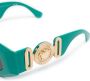 Versace Eyewear Medusa Head zonnebril met ovaal montuur Groen - Thumbnail 3