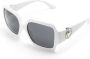 Versace Eyewear Medusa bril met vierkant montuur Wit - Thumbnail 2