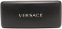 Versace Eyewear Medusa zonnebril met rechthoekig montuur Bruin - Thumbnail 4