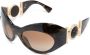 Versace Eyewear Medusa shield-frame sunglasses Bruin - Thumbnail 1